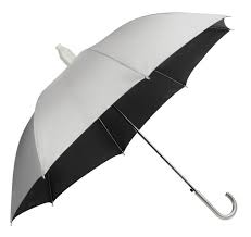 Grey Color Advertising Kargil Umbrella with Water Cap